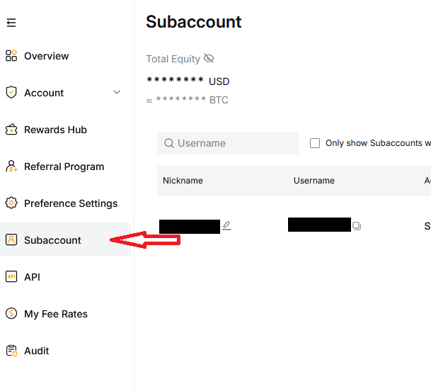 ByBit sub-account 1