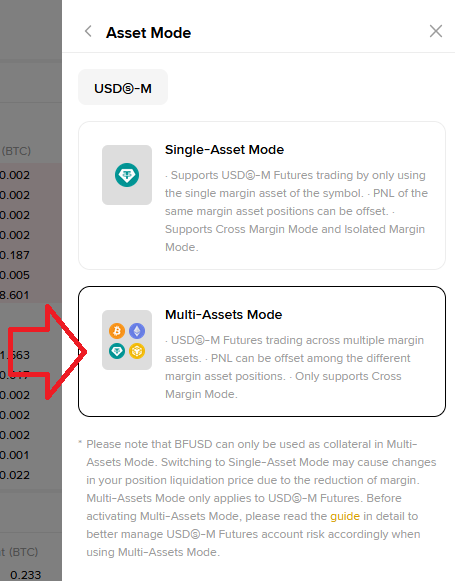 Binance settings 2